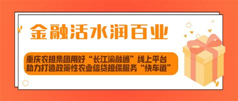 重庆农担集团：用好“长江渝融通”线上平台 助力打造政策性农业信贷担保服务“快车道”