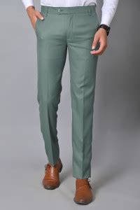 El Cielo Regular Fit Men Light Green Trousers - Buy El Cielo Regular ...