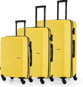 Stony Brook by Nasher Miles Hard-Sided Polypropylene Set of 3 Yellow ...