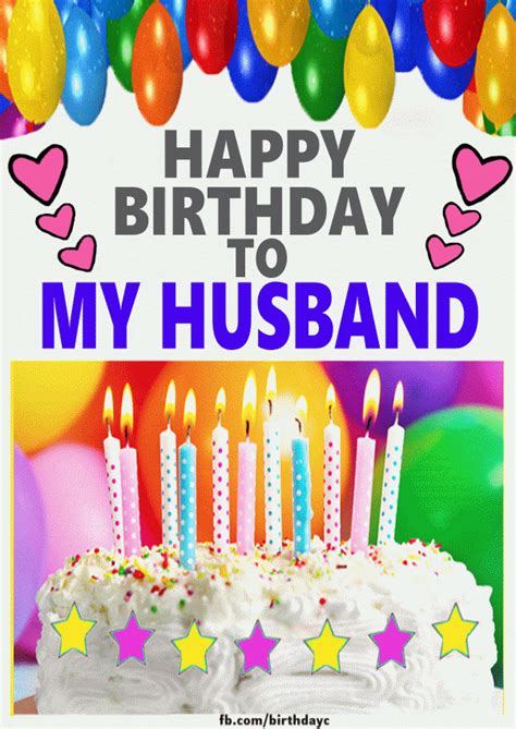 Happy Birthday Husband images gif - Hbday.Art