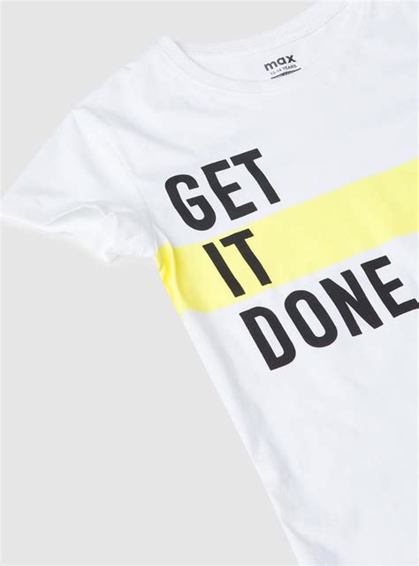 Buy Girls Typography Printed T-shirt Online at just Rs. 199.0 ...