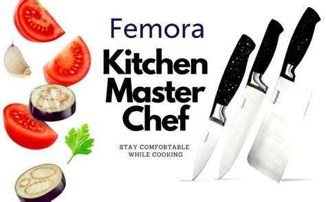 Buy Femora Carbon Steel High Grade Chef Knife - 1 Year Warranty Online ...