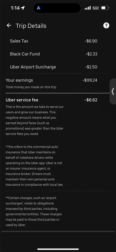 Uber service fee differences at JFK airport : r/uberdrivers