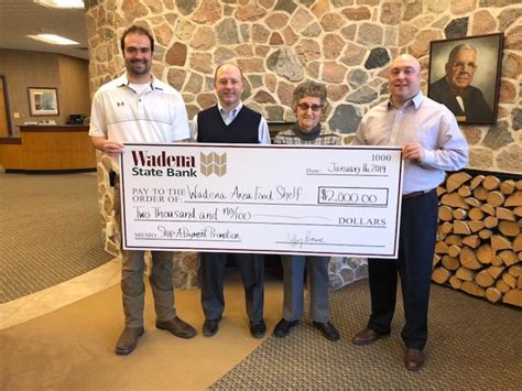 Wadena State Bank donates to Food Shelf - Wadena Pioneer Journal | News ...