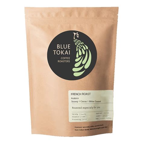 Blue Tokai Coffee Roasters French Roast|Dark Roast (Whole Bean) 250 G ...