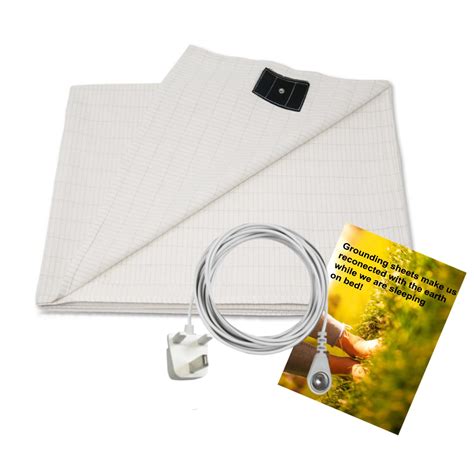 Buy Earthing Bed Sheet with 15ft Cord for Grounding(27 * 52 inch ...