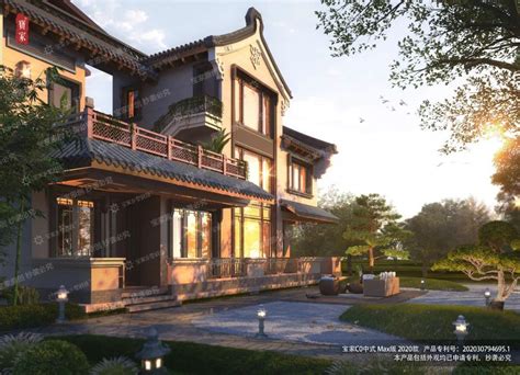 贵阳现代中式风格四合院别墅设计，优美的外观下浓浓的文化韵味！