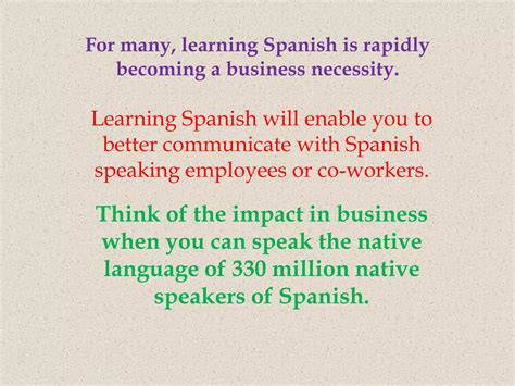 Why Learn Spanish | PPTX