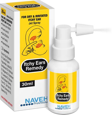 Amazon.com: NAVEH PHARMA Itchy Ears Remedy Ear Cleaning and Itch Relief (1 fl oz) + NAVEH PHARMA ...