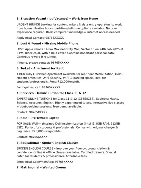 Image result for Sample Advertising