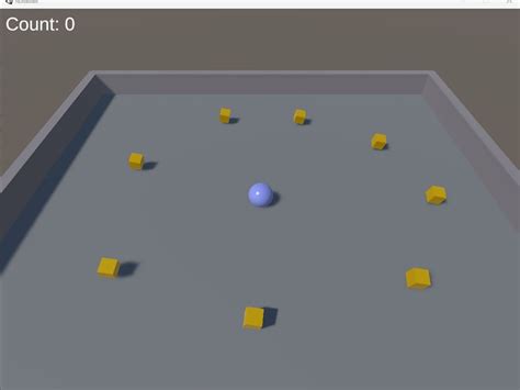 Unity Roll a Ball Tutorial 的图像结果