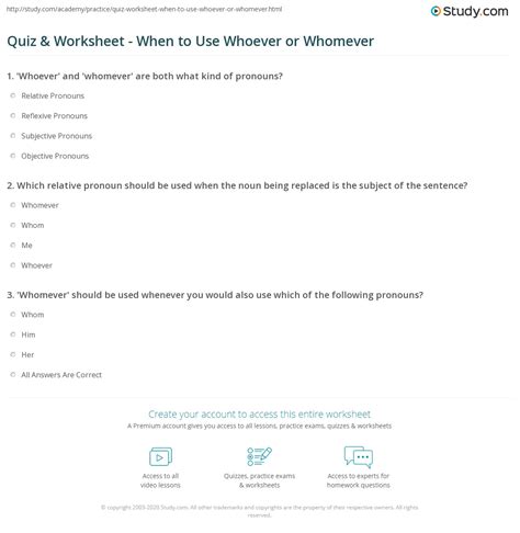 Whoever Versus Whomever