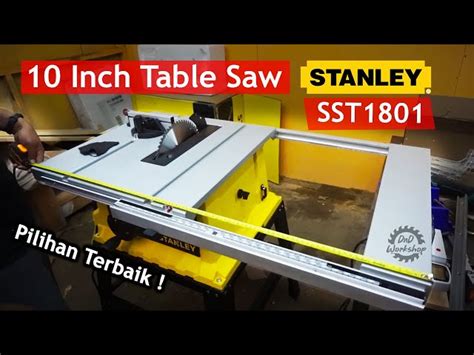 Table Saw - Stanley Sst1801-B1 1800w 254mm Extendable Table Saw, Highly ...