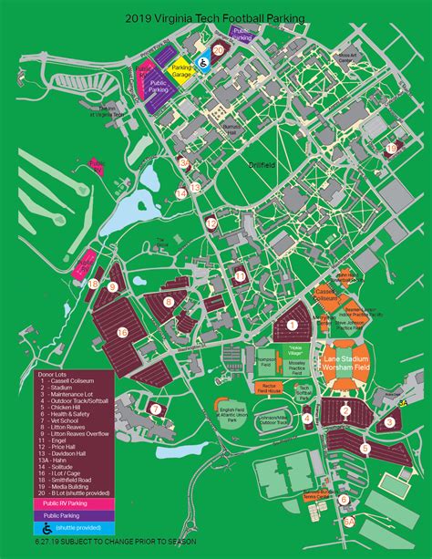 Virginia Tech Map