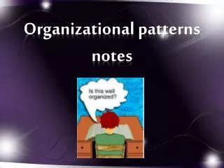 Image result for Organizational Patterns Examples