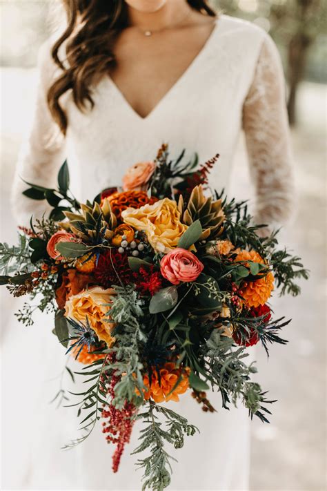 30 Stunning Wedding Bouquets for Autumn Brides to Inpire ...