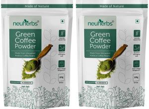 Neuherbs Organic Green Coffee Beans Powder for Weight Loss Management ...