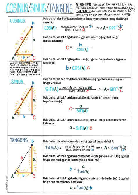 Trigonometri - vinkler - Introduktion til matematisk statistik - Studocu