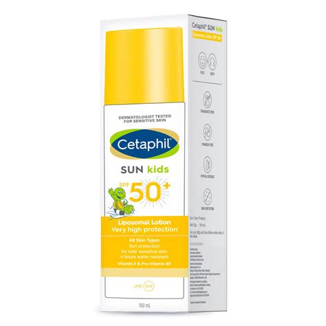 Cetaphil Sun Kids SPF 50+ Liposomal Lotion, 150 ml Price, Uses, Side ...