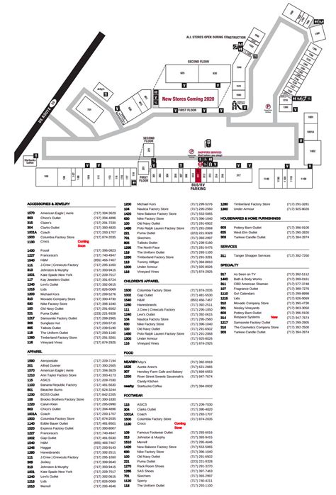 Tanger Outlets Lancaster (71 stores) - outlet shopping in Lancaster ...