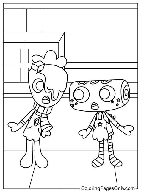 Dandy's World Coloring Pages Shelly