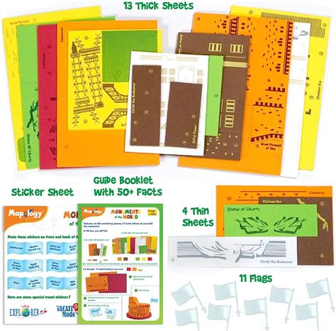 Imagimake Mapology Monuments of World | 3D Puzzles India | Ubuy