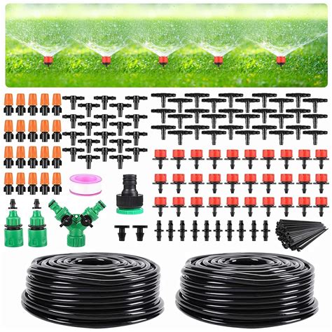 DUCHIFAD garden drip irrigation kit 98 ft / 50 m greenhouse India | Ubuy