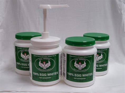 EGG WHITES INTERNATIONAL WWW.EGGWHITESINT.COM 4 Half Gallons of 100% ...