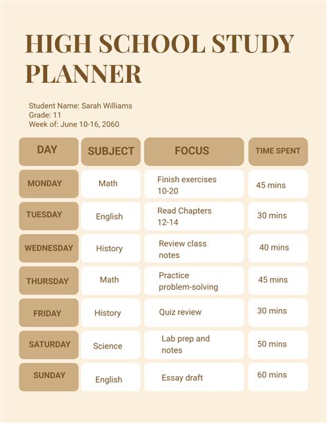 Image result for Study Planner Notebook