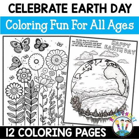 20+ Earth Day Coloring Pages - Free Printable - Worksheets Library
