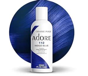 Adore Creative Image Hair Color #112 Indigo Blue by Adore : Amazon.in ...