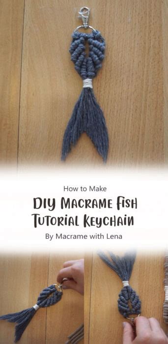 Image result for Macrame Fish Tail Key Chain