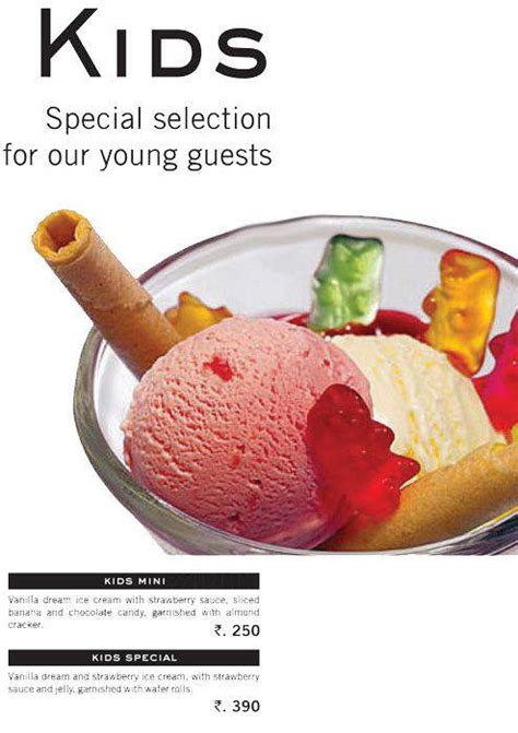 Menu at Movenpick, New Delhi, G6H9+CQP