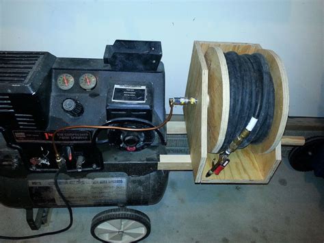 DIY Compressor Air Hose Reel
