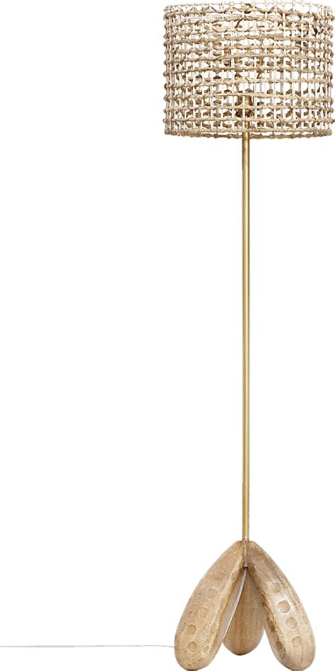 Tufts Oaks Natural Beige,White Floor Lamp | Rooms to Go