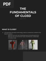 Clo3D Manual | PDF | Sewing | 3 D Computer Graphics