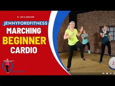 30 Minute- Marching Workout with Cardio Bursts (Walking at Home ...
