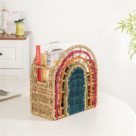 Rainbow Sustainable Sabai Storage Basket Online - Premium Basket | Nestasia