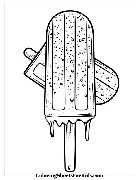 Popsicle Coloring Pages (Free PDF Printables) - Coloring Sheets For Kids