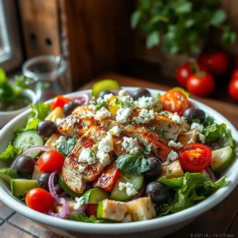 Ultimate Easy Mediterranean Chicken Salad Recipe | Mediterranean Salad ...
