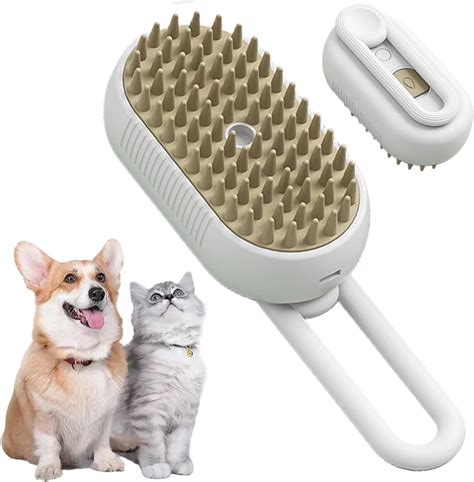 Amazon.com: FOTN Cat Steam Brush - 3-in-1 Pet Hair Removal Tool with ...