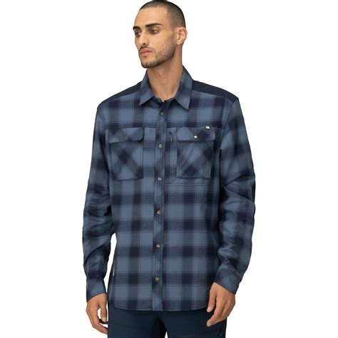 Norrona femund flannel Shirt Men - Navy Blazer | BIKE24