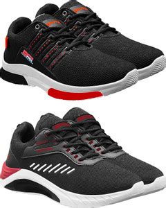 BRUTON Combo Pack of 2 Sports Shoes Running Shoes For Men Running Shoes ...