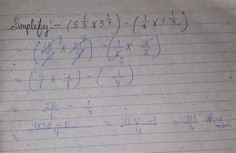 Simplify maths class 7 - Brainly.in