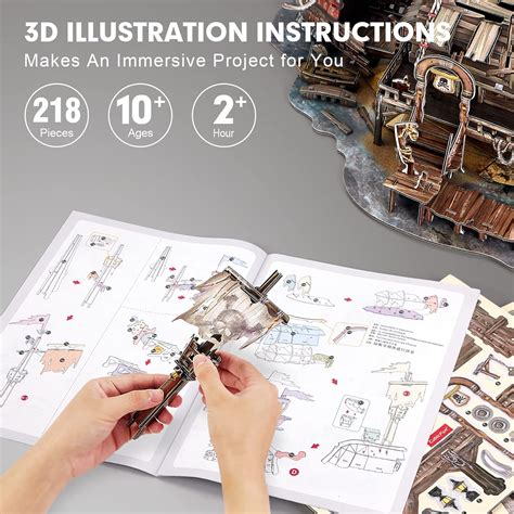 CubicFun 3D Puzzles for Adults Kids Tortuga Pirate India | Ubuy