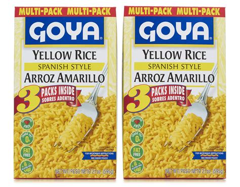 Goya Spanish Style Yellow Rice 2 Ct x 21 Oz. - Walmart.com