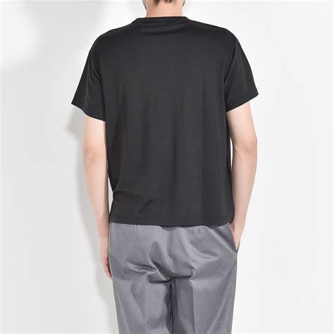 [CAP707CS02] CAPERTICA (カペルチカ) Super140s Washable Wool RF Wool Tee（スーパー ...