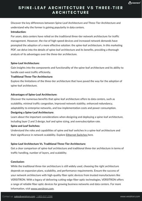 PPT - Spine-Leaf Architecture Vs Three-Tier Architecture PowerPoint ...