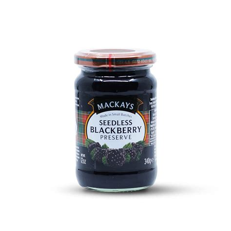 Mackays Seedless BlackBerry Preserve Jam For Bread | Made In Small ...