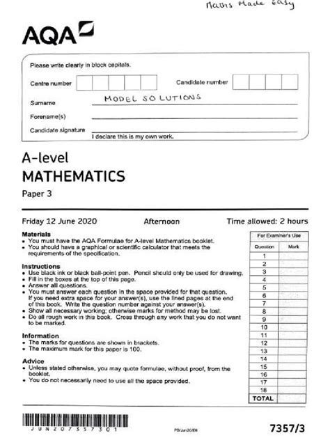 Image result for AQA a Level Maths Topic Questions